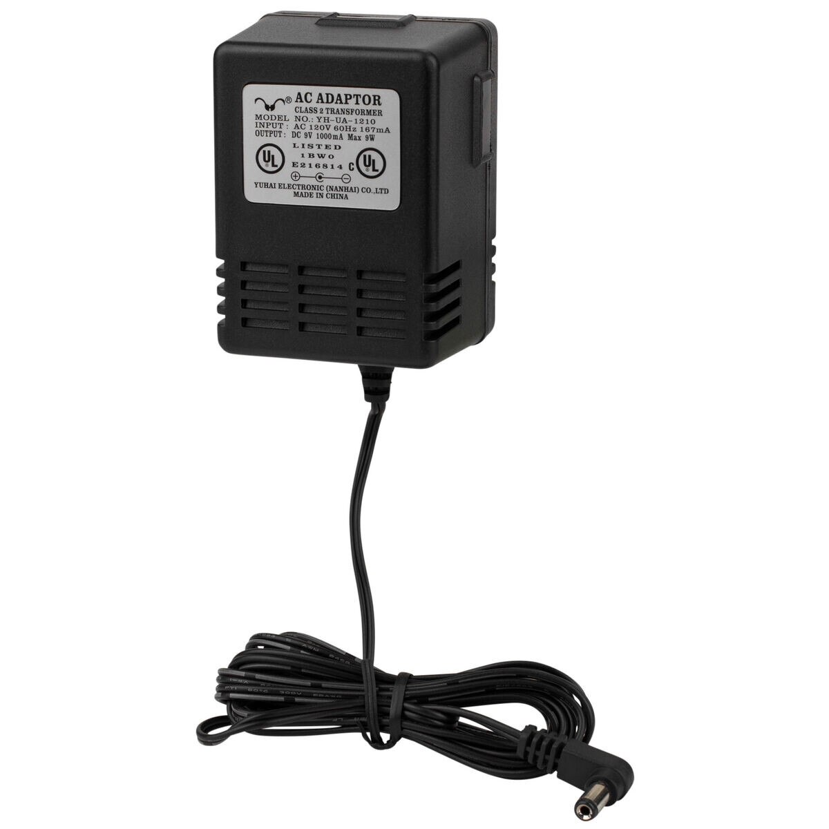 9V 1000mA DC Power Supply AC Adapter 2.1 x 5.5mm Center Negative () Plug